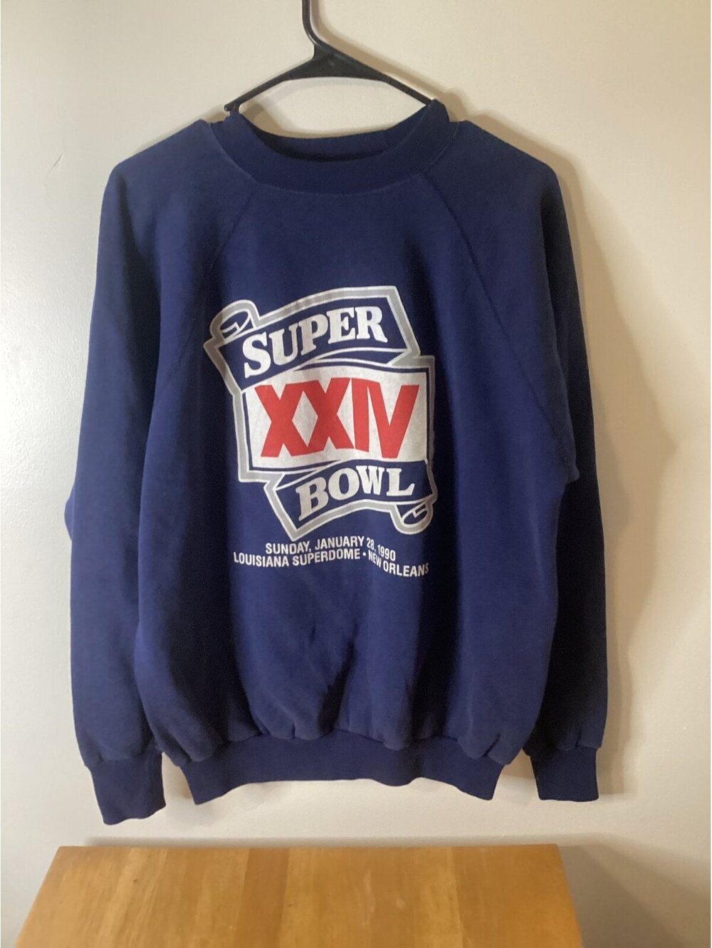 1990 Broncos/49ers Super Bowl sweater